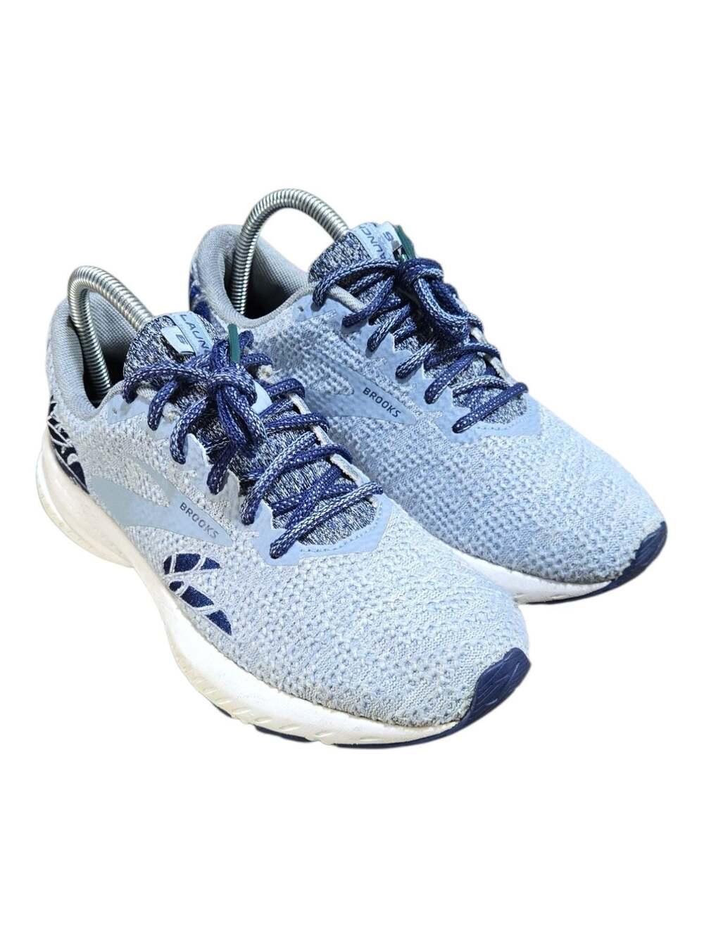 Brooks Launch 6 Women's Running Shoes Blue Floral Pattern Size 8